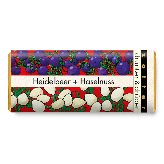 Zotter - Heidelbeer & Haselnuss