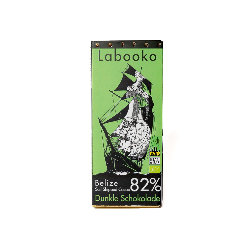 Zotter - Labooko Dunkle Schokolade - 82 % - Belize